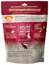 Awesome Pawsome Peanut Butter & Cranberry 85g Dog Treats
