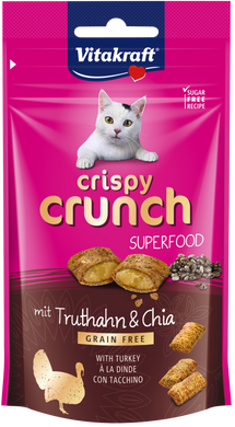 Vitakraft Crispy Crunch With Turkey & Chia Superfood 60g