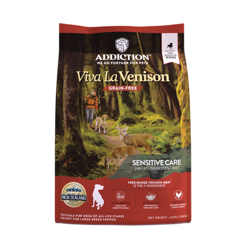 Addiction Viva La Venison  Kibble for Dog