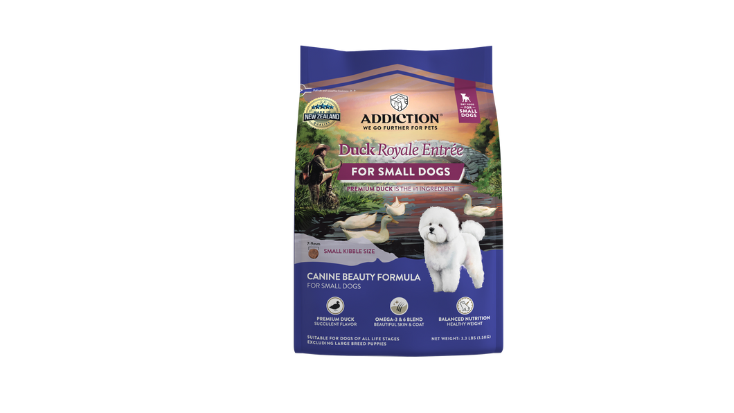 Addiction Duck Royale Entrée Small Dog Dry Food 1.5kg