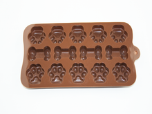 Dog Silicone Paw And Bone Biscuit Mould