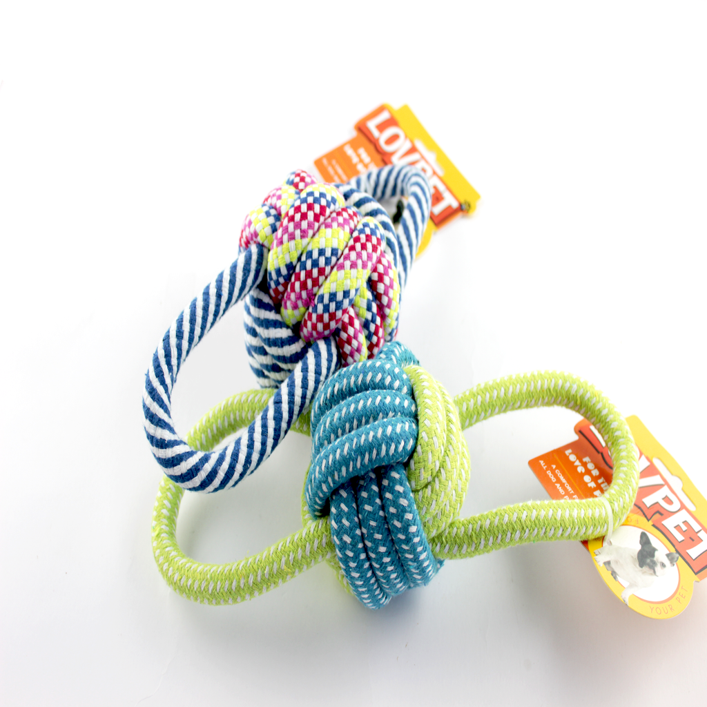 Dog Rope Ball Tug Toy – The Paw Store