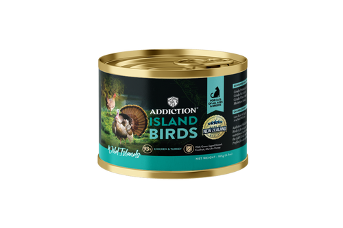 Addiction Wild Islands Island Birds Chicken & Turkey Canned Cat Food 185g