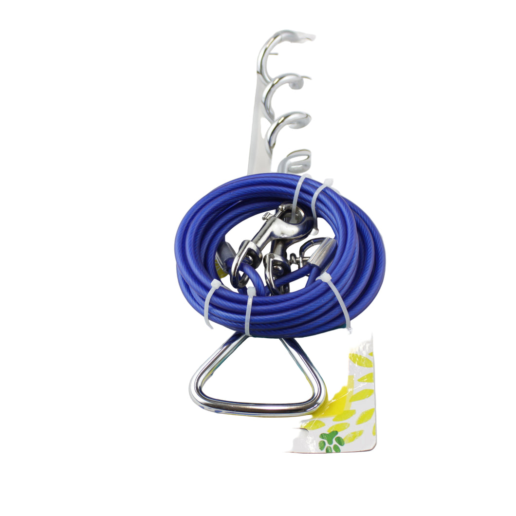 40cm Pet Stake & 10m Exercise Cable 