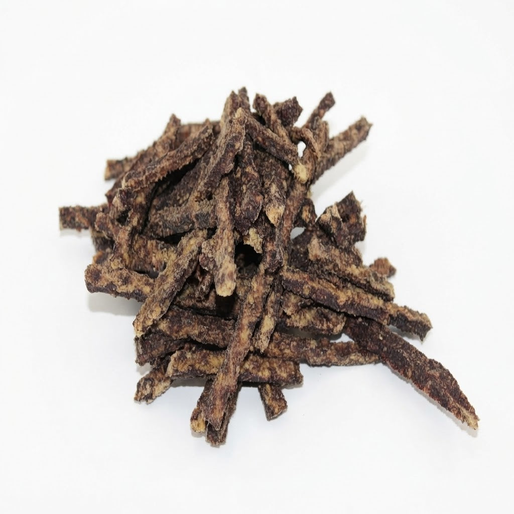 100% Natural New Zealand Venison Meat Strips Dog Treats