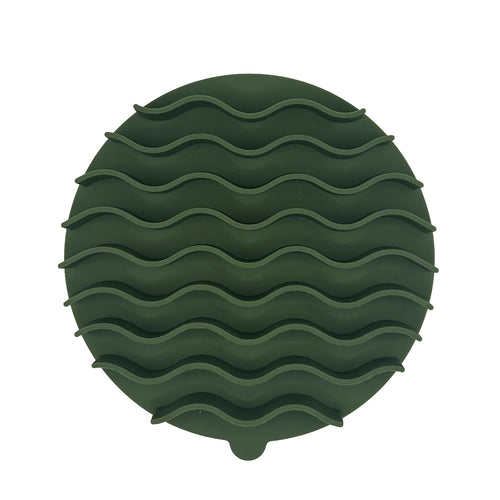 Waggin Tails Slow Feeder Insert Olive Wave 15cm