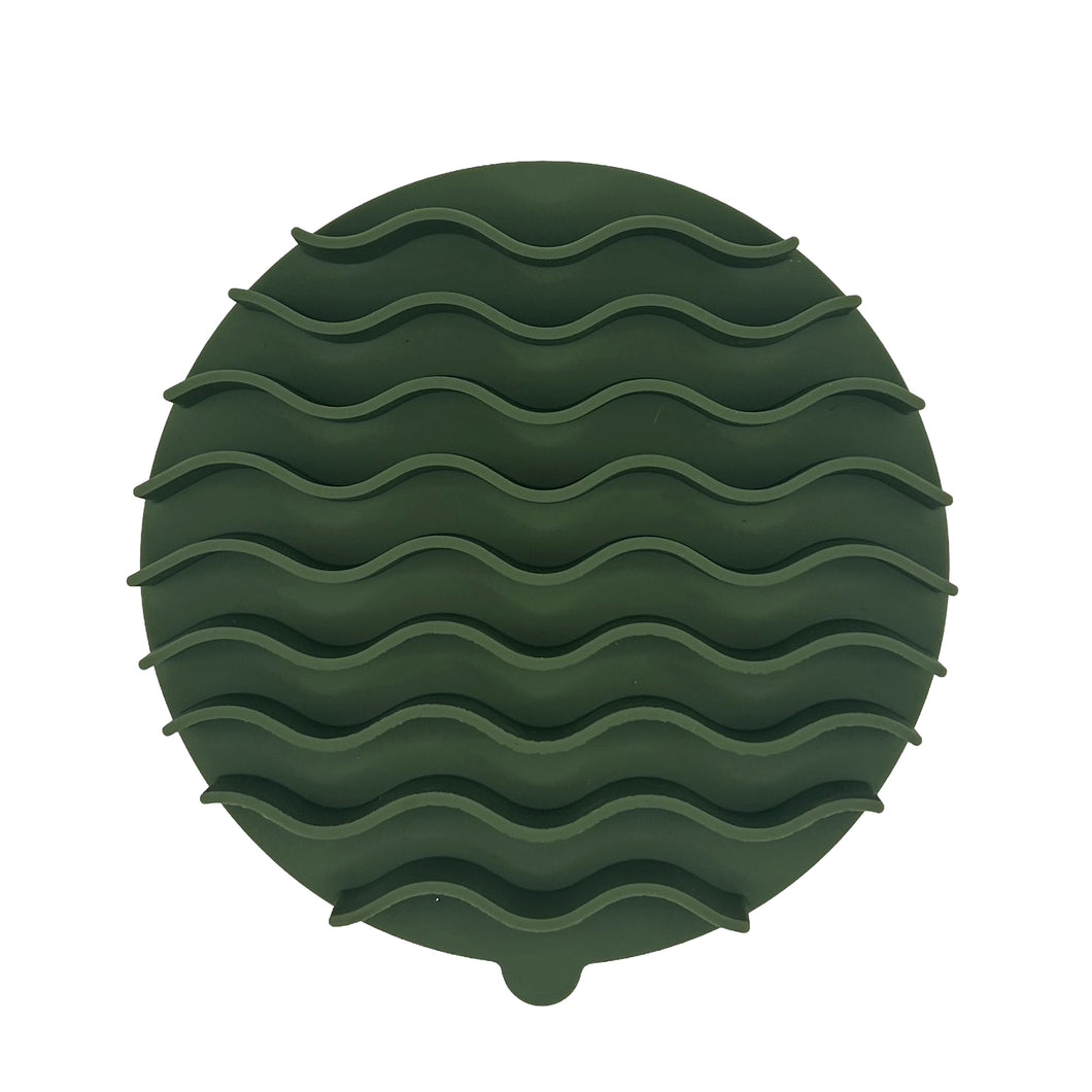 Waggin Tails Slow Feeder Insert Olive Wave 15cm