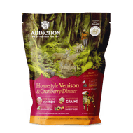 Addiction Homestyle Venison & Cranberry Dinner Dog Food/Topper