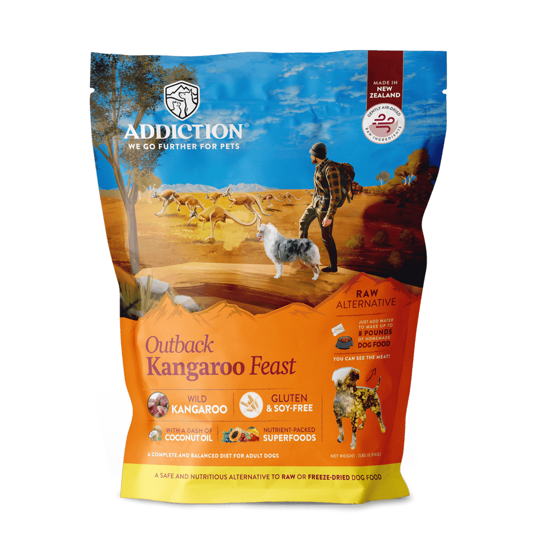 Addiction Outback Kangaroo Feast Dog Food/Topper