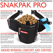 EzyDog SnakPak Pro Black Treat bag - 750ml