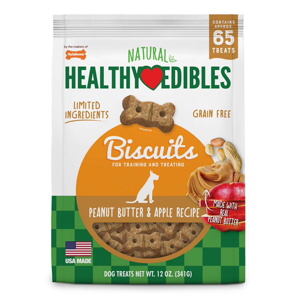 Healthy Edibles Biscuits Peanut Butter 340g Dog Treats
