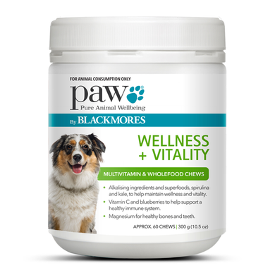 PAW Dog Wellness + Vitality Chews 300g