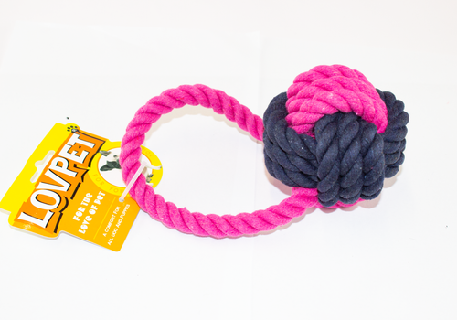 Dog Rope & Ball Toy
